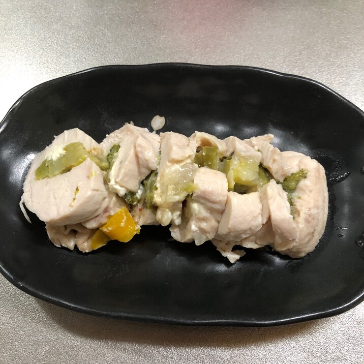 チキンロール パプリカとブロッコリー巻き